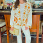Nicole Kimono Top - Cream Multi
