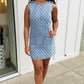 Brielle Diamond Denim Dress