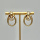 Gold Door Knocker Earrings