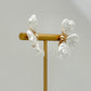 Heart Seed Pearl Fan Earrings