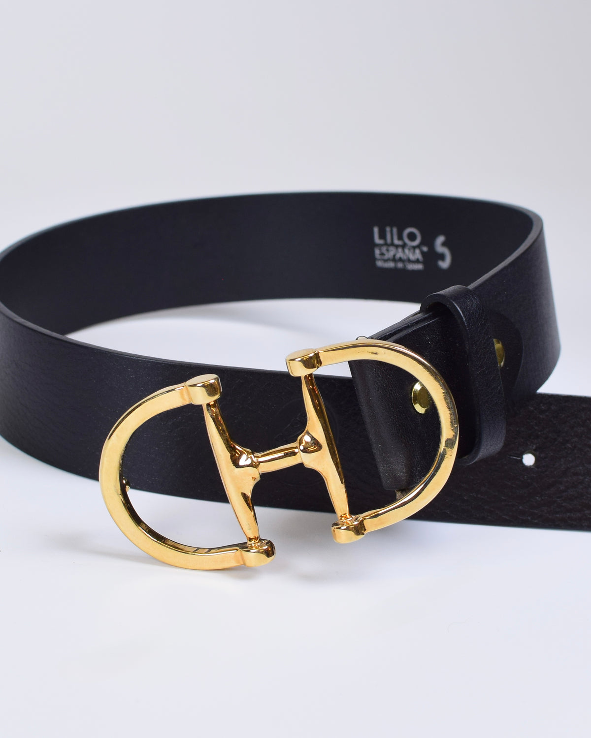 Lilo Genuine Spanish Cowhide Bit Belt - Gold