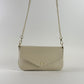 Italian Leather Handle & Crossbody - Ivory