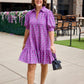 Jude Connally Tierney Melody Ditsy Amethyst Dress