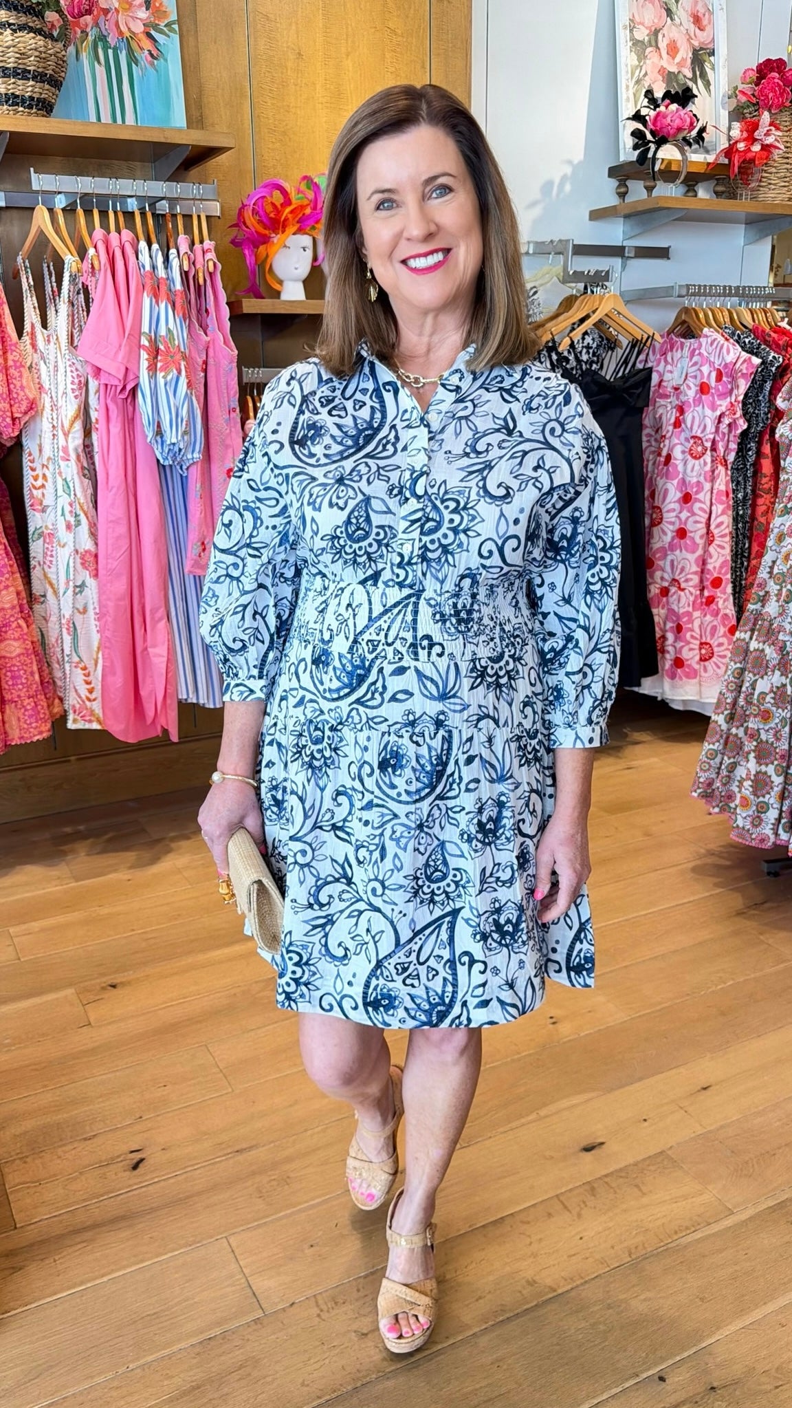 Uncle Frank Shirt Dress - White