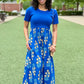 Sasha Midi Dress - Royal Blue