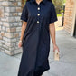 Makenna Midi Dress - Black