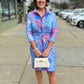 Gretchen Scott Twist & Shout Dress - Blues