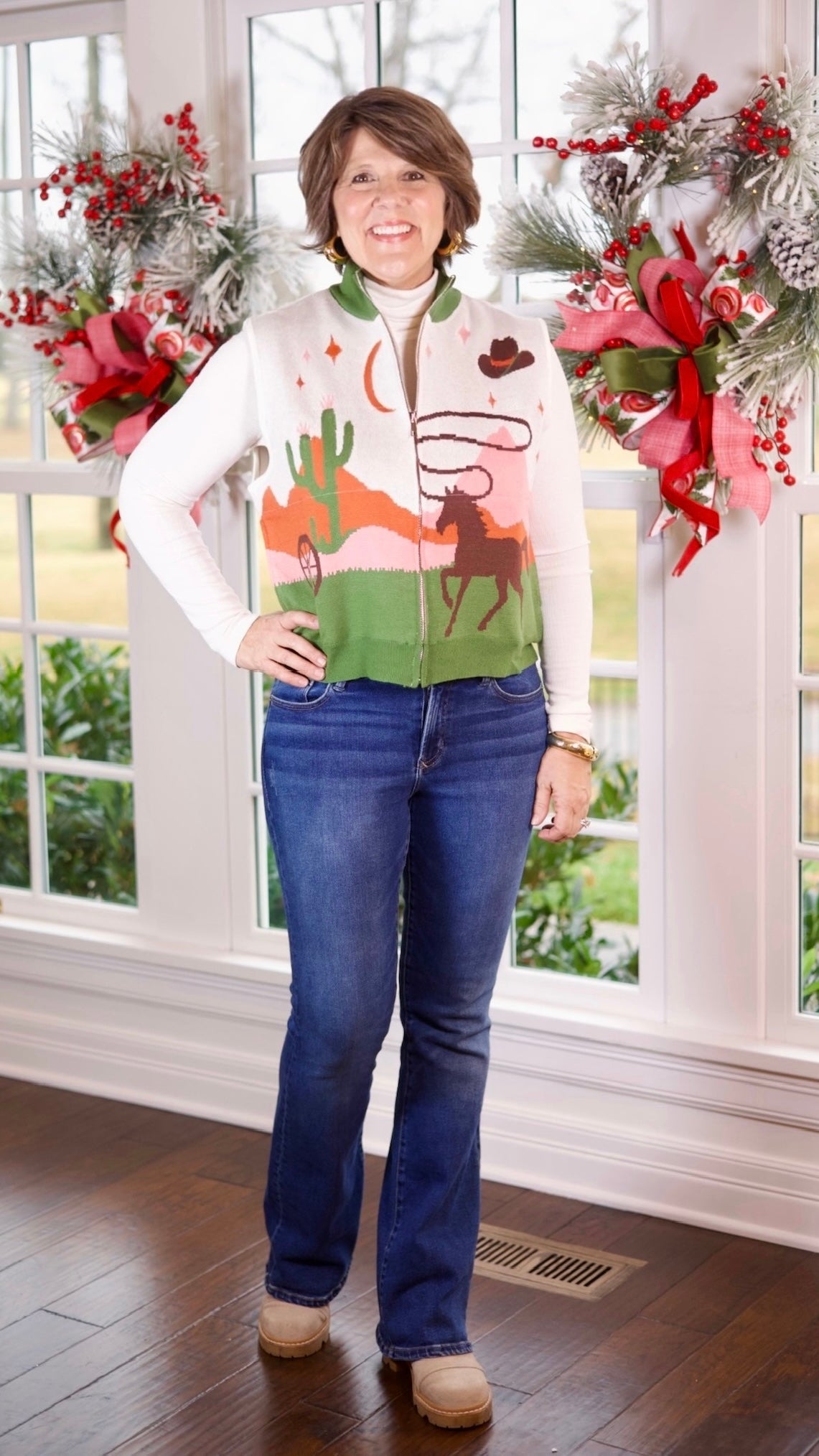 Western Sweater Vest