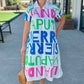 Sierra Button Dress - White