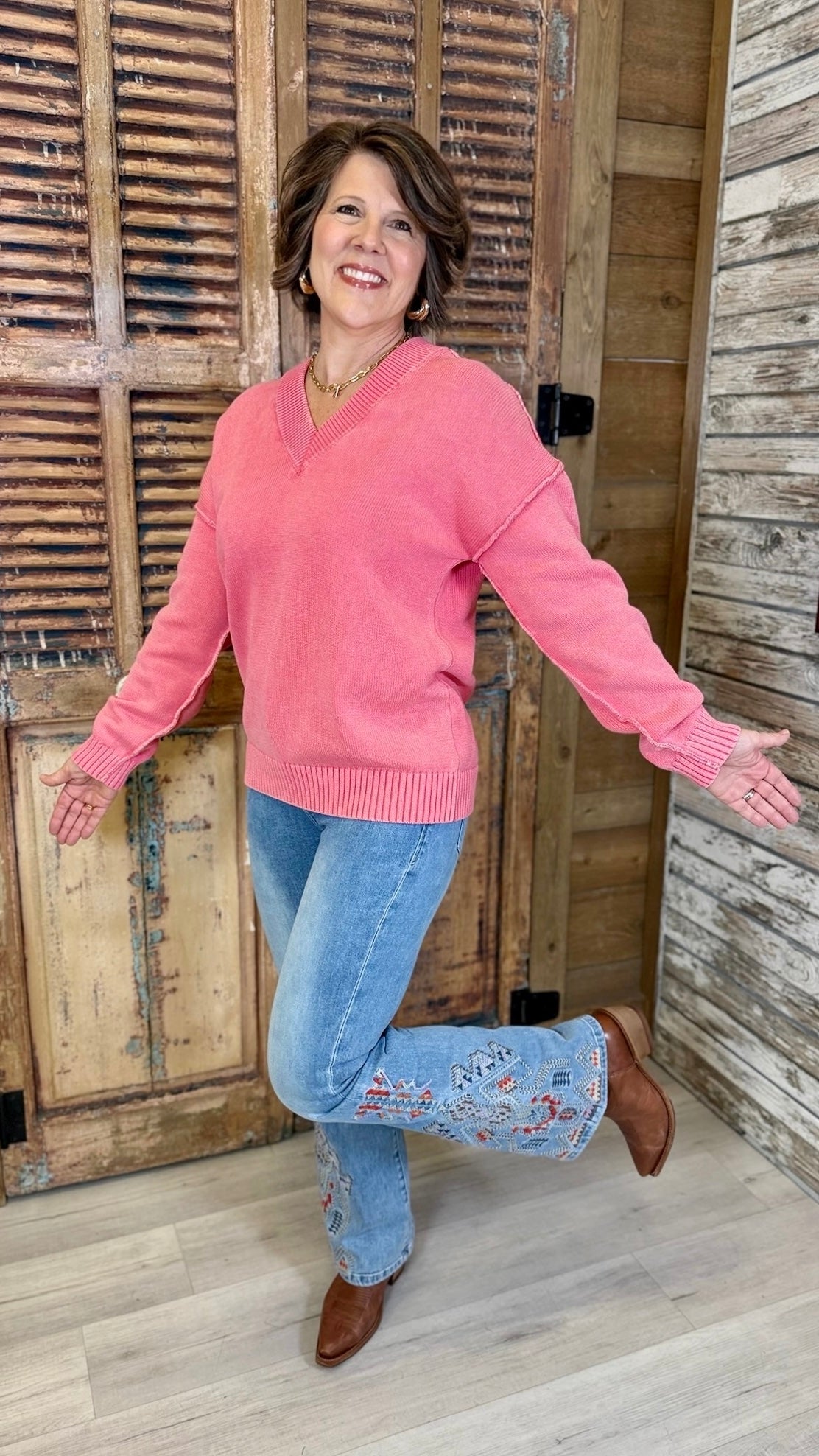 Dear John Vienna Sweater - Grenadine