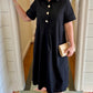 Makenna Midi Dress - Black
