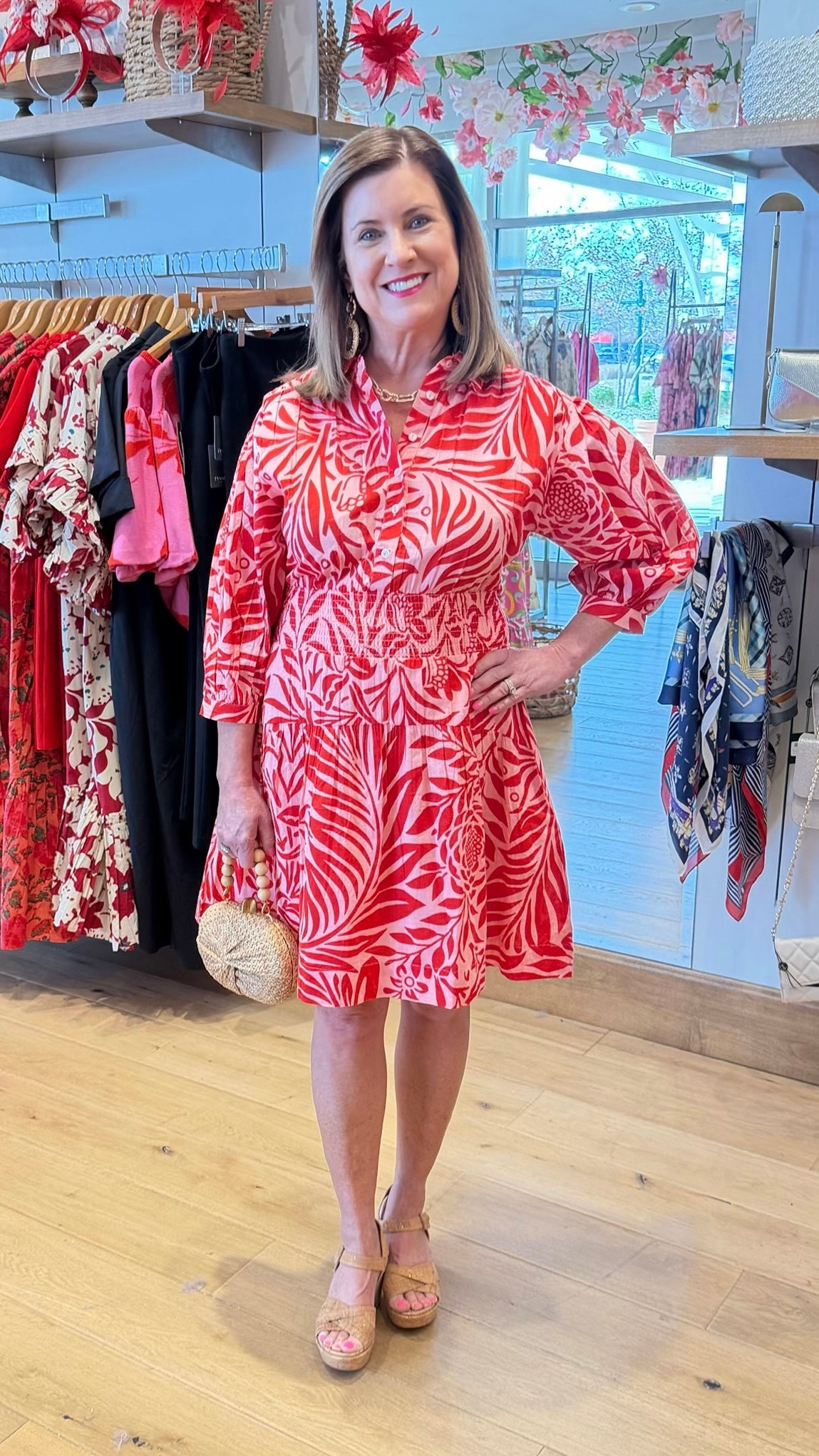 Uncle Frank Shirt Dress - Pink