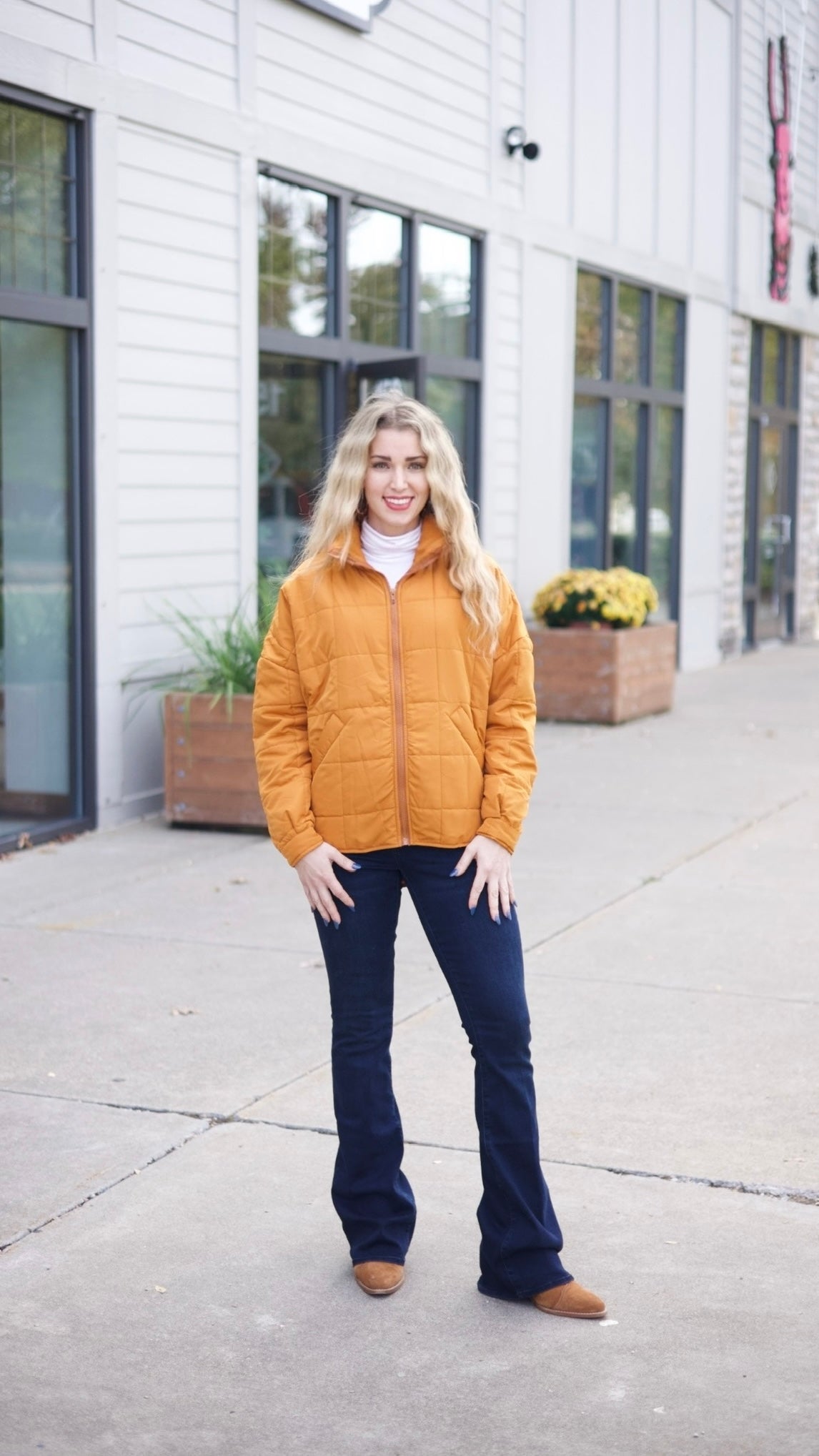 Jeanne Puffer Jacket - Butterscotch