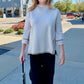 Serene Mock Neck Sweater - Taupe