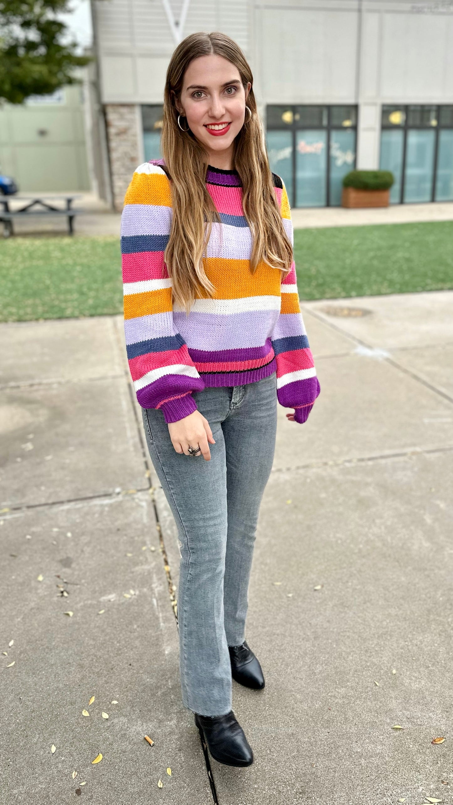 Cindy Striped Sweater