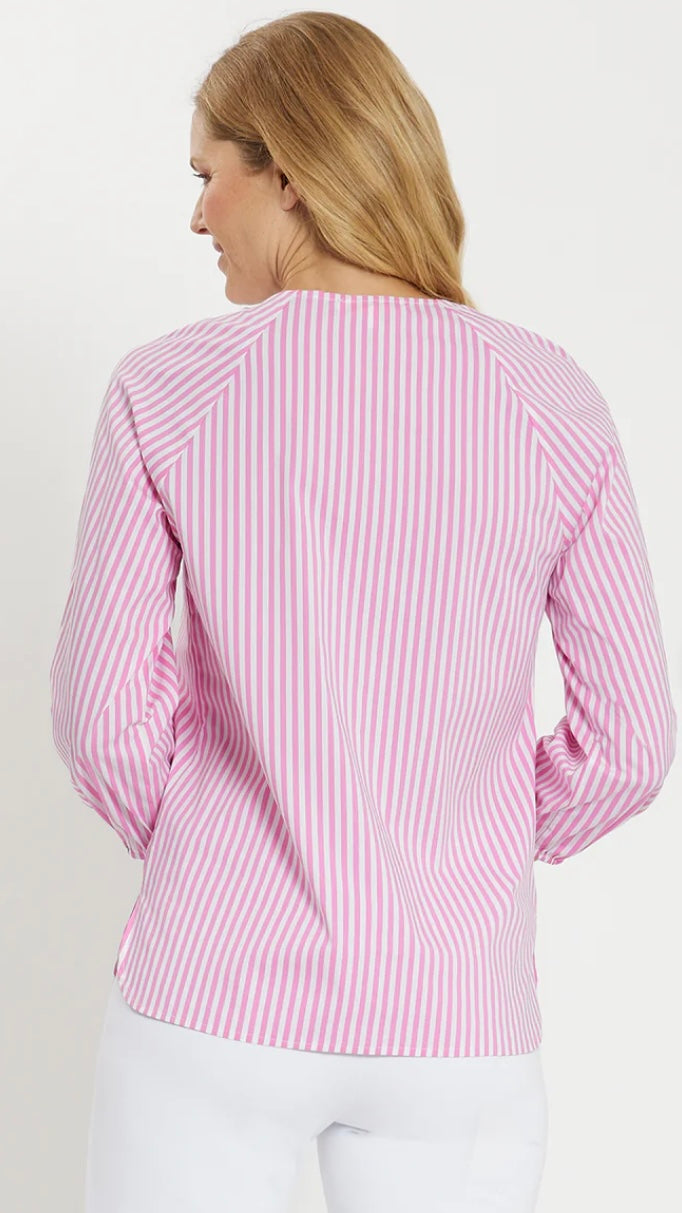 Jude Connally Rosaline Cotton Stripes Top