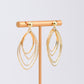 Gold Diamond Shape Earrings