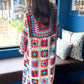 Zoe Crochet Cardigan - Ivory Multi
