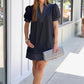 Charlotte Black Embroidered Dress