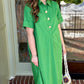 Makenna Midi Dress - Green
