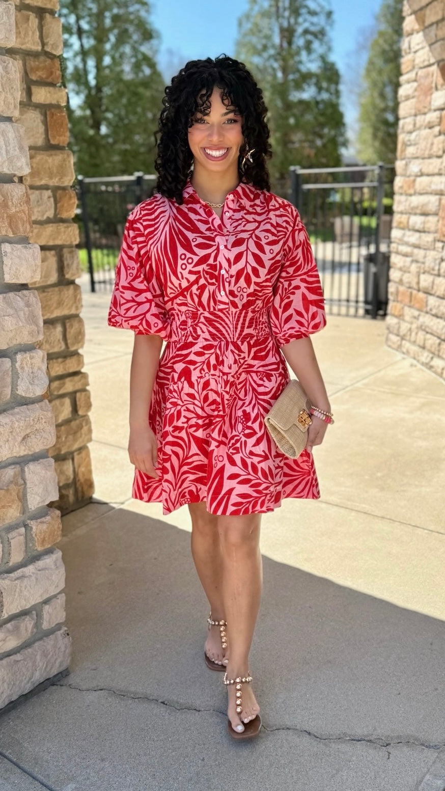 Uncle Frank Shirt Dress - Pink