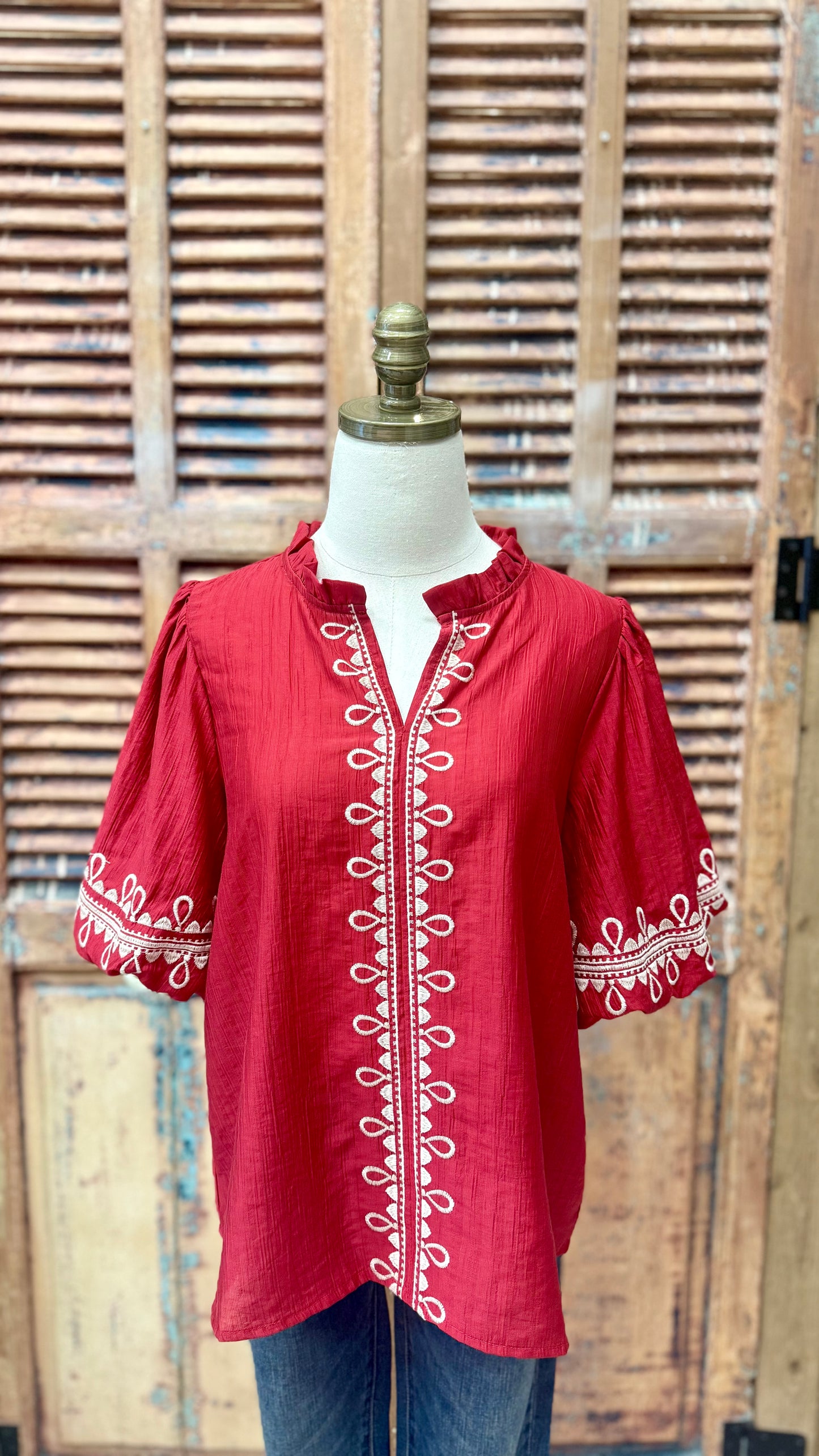 Amelia Top - Red