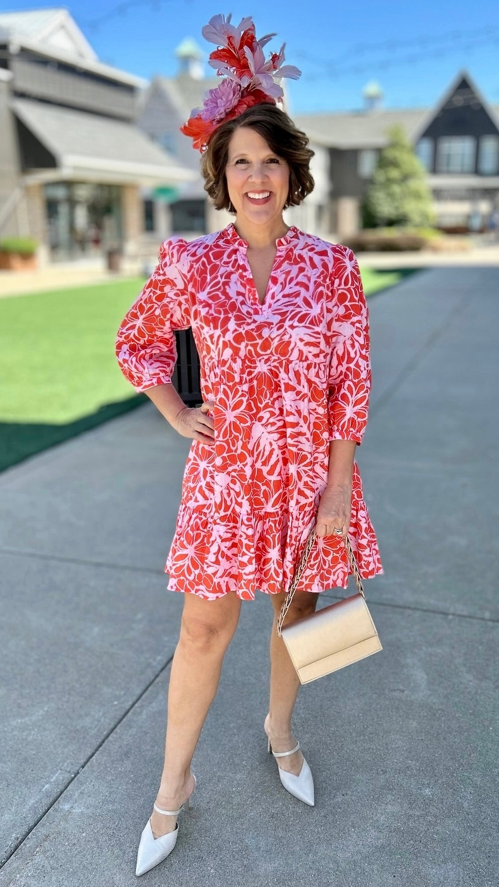 Tyler Boe Karli Pink Linen Dress
