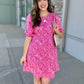 Tyler Boe Fran Dress - Fuchsia