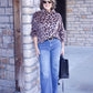 Ivy Jane Leopard Fur Popover