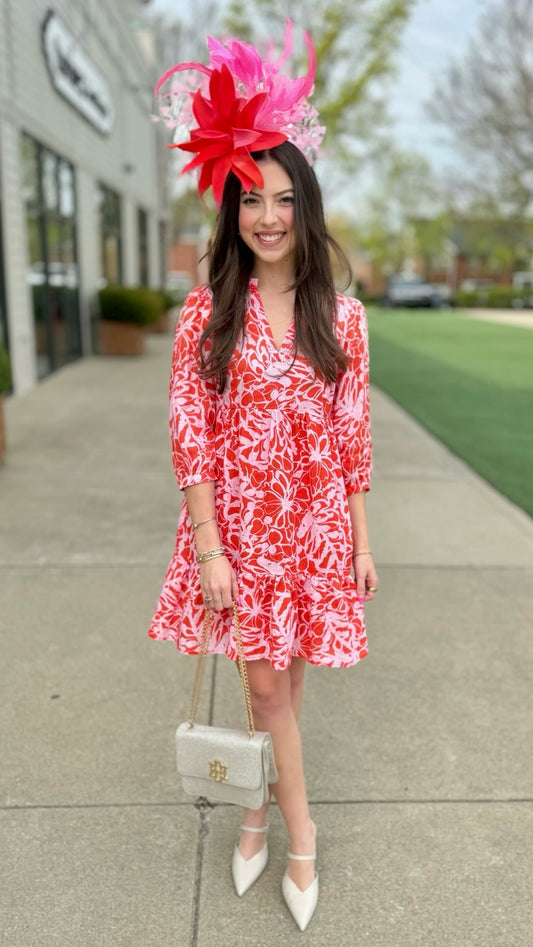 Tyler Boe Karli Pink Linen Dress