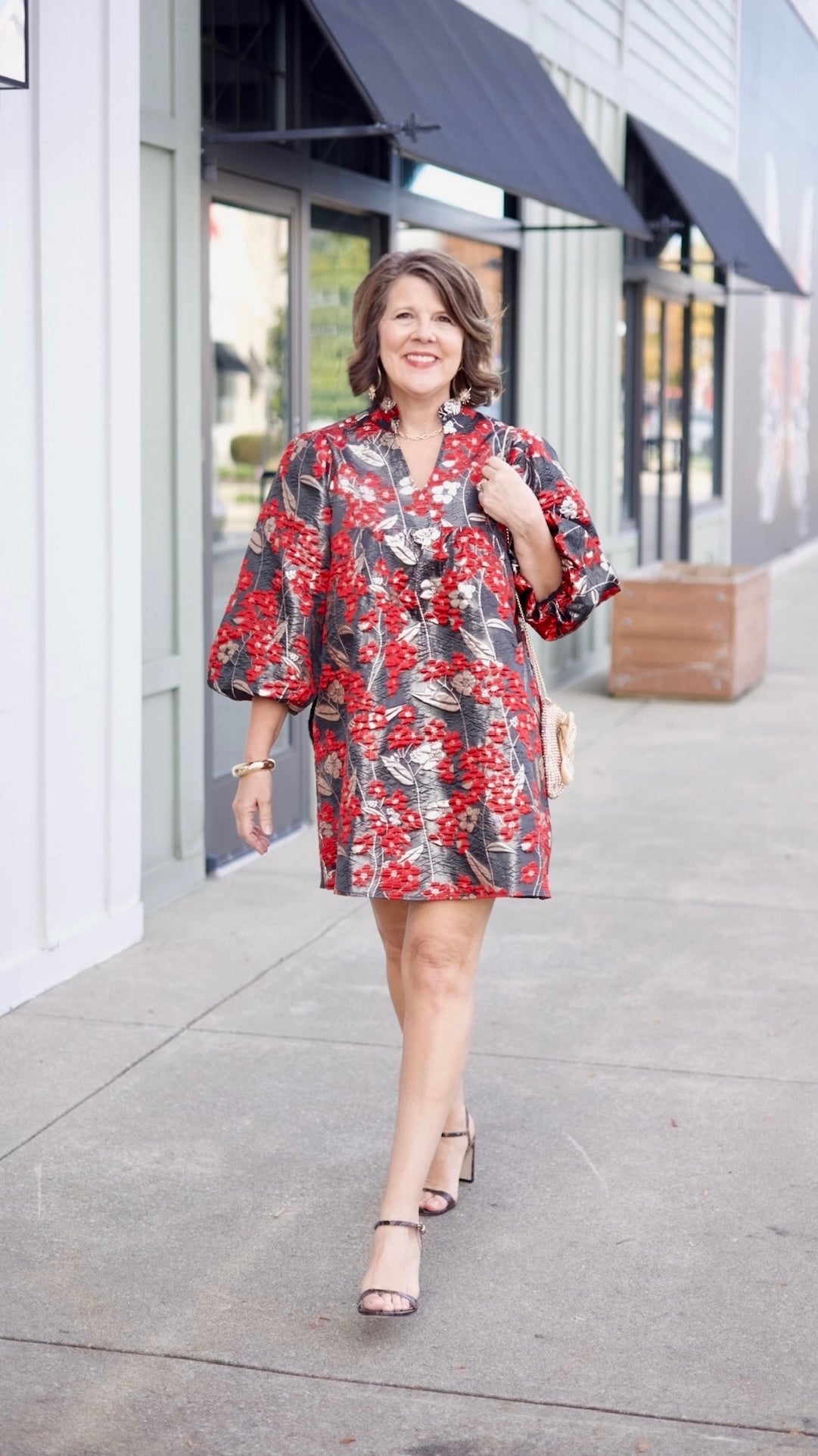 Lila Floral Dress