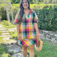 Uncle Frank Checked Shift Dress - Multi