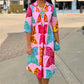 Katherine Swing Shift Dress - Pink