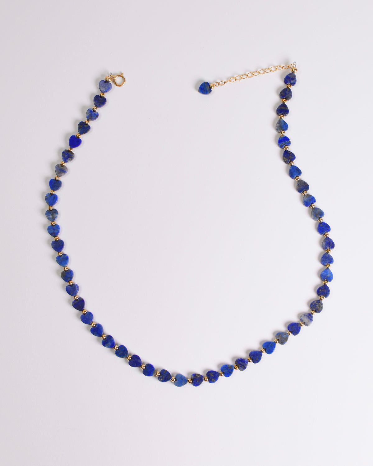 Jenny Baker Pippa Heart Necklace - Navy