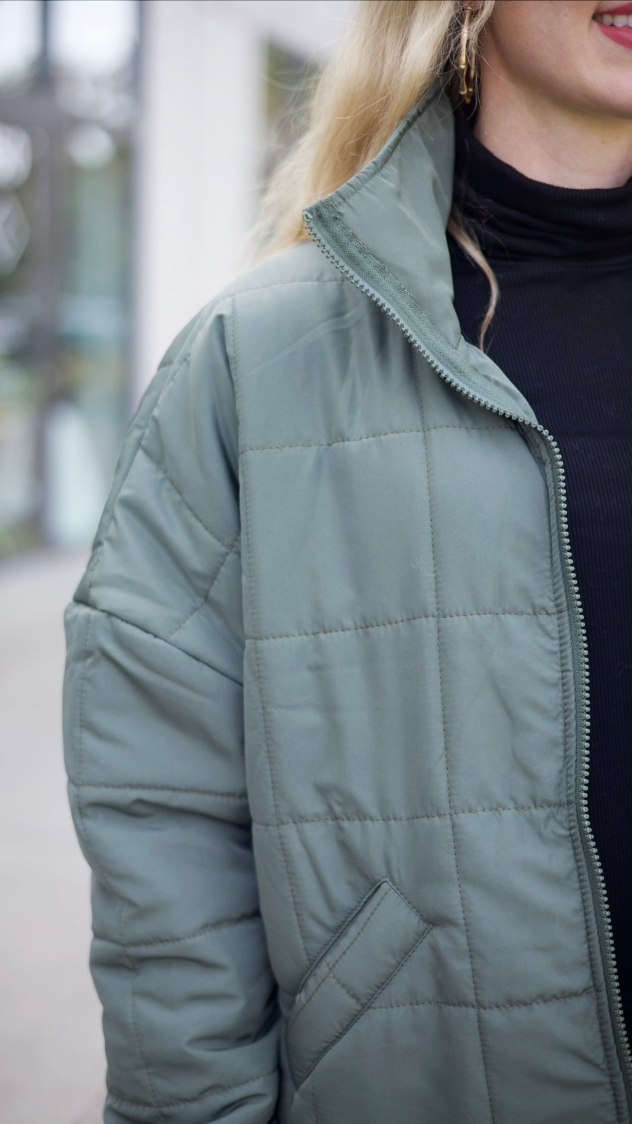 Jeanne Puffer Jacket - Olive