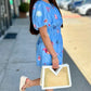 Seashell Romper - Light Blue
