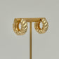 Twisted Gold Hoops