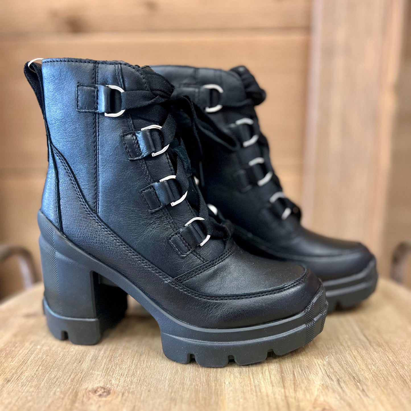 Sorel Caribou X Heel Lace - Black