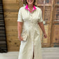 Emily McCarthy Georgia Dress - Sandshell