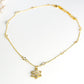 Dainty Crystal Flower Necklace