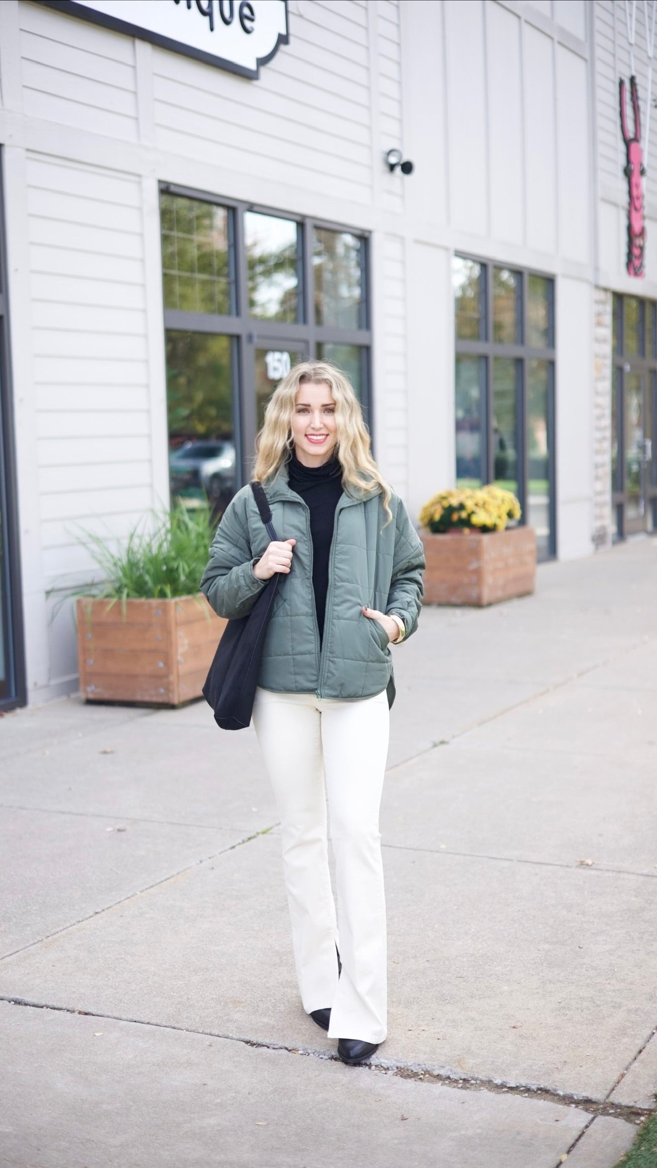 Jeanne Puffer Jacket - Olive