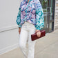 Rose Garden Button Up Blouse
