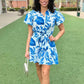 Sofia Nelda Dress - Banana Blue