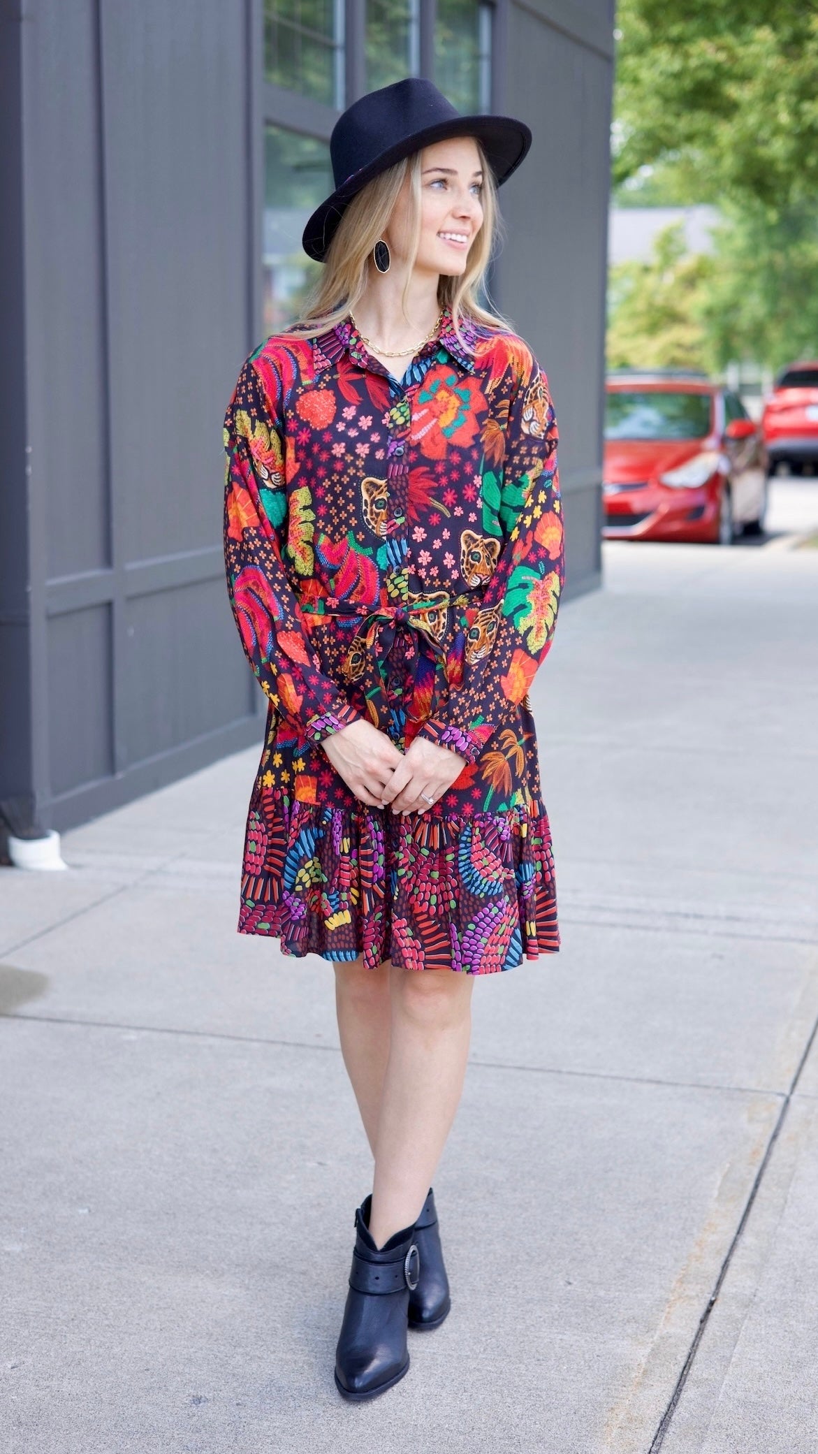 Uncle Frank Tiger Confetti Dress