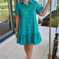 Uncle Frank Coneflower Dress - Blue