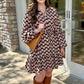 Bria Black Floral Dress - Black