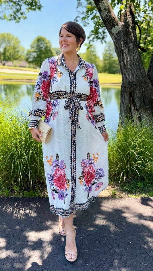 Tolani Andie Dress - Stainglass