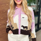 Colorado Horse Cardigan - Pink