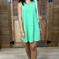 Kameron Sleeveless Dress - Apple Green