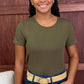 Theia Olive Top